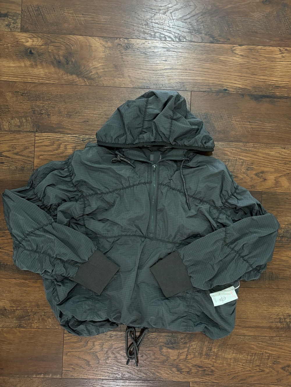 NWT FP Movement Happy Camper Pullover in grey